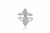 Shining Silver Split Leaf Ring For Women | 925 Sterling Silver