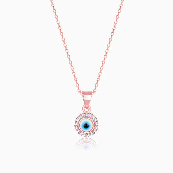 Rosegold Evil EyePandent - ShiningSilver.in