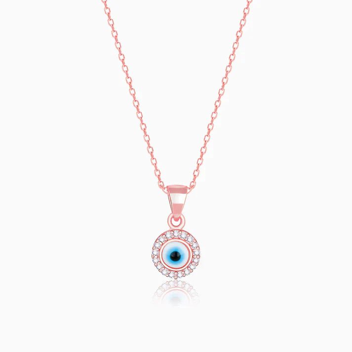 Rosegold Evil EyePandent - ShiningSilver.in